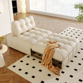 Modern convertible sofa bed that easily switches between a comfortable couch and a bed